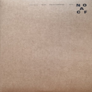 1975 - Notes On A Conditional Form